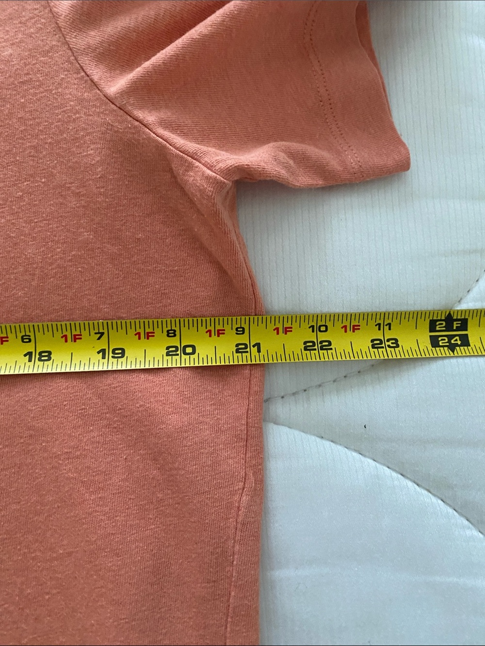 Lafayette 148 New York James V neck tee shirt in linen/cotton blend - Picture 3 of 6